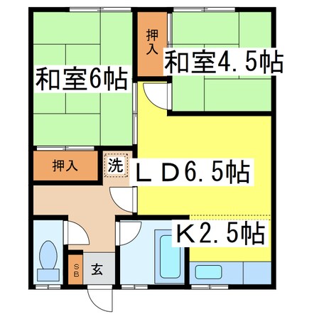 プライム鳥取の物件間取画像